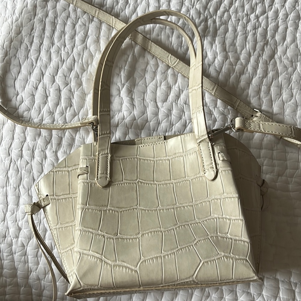 Zara Croc embossed purse